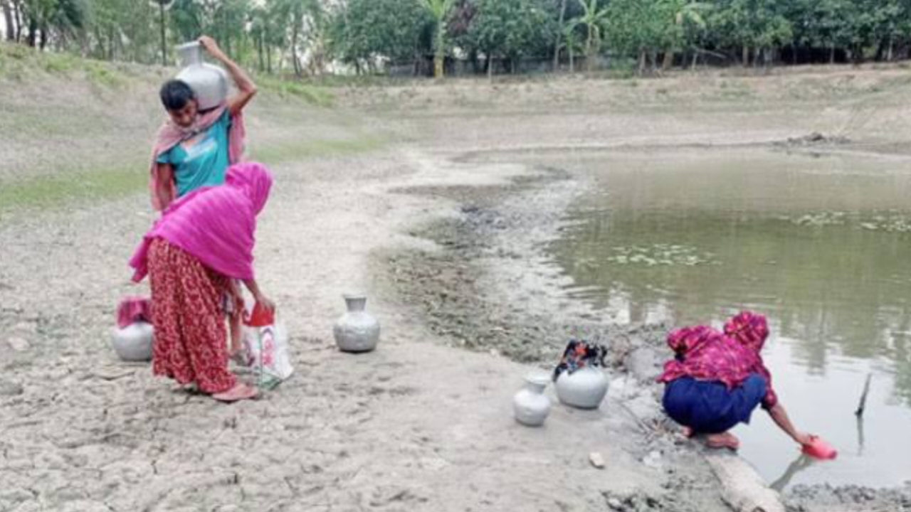 শ্রীমঙ্গলে খাবার পানির তীব্র সংকট, টিউবওয়েল থেকেও মিলছে না পানি