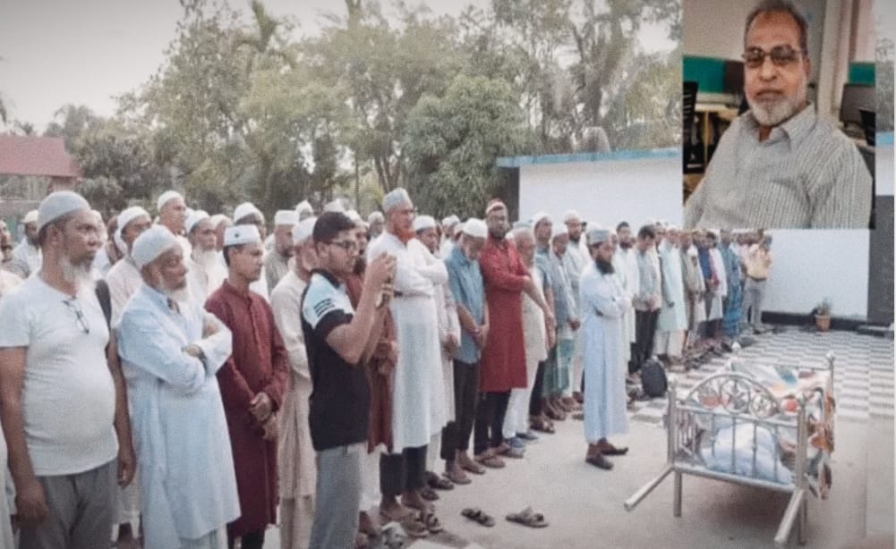 সাংবাদিক শাহজাহান কমরের দাফন সম্পন্ন